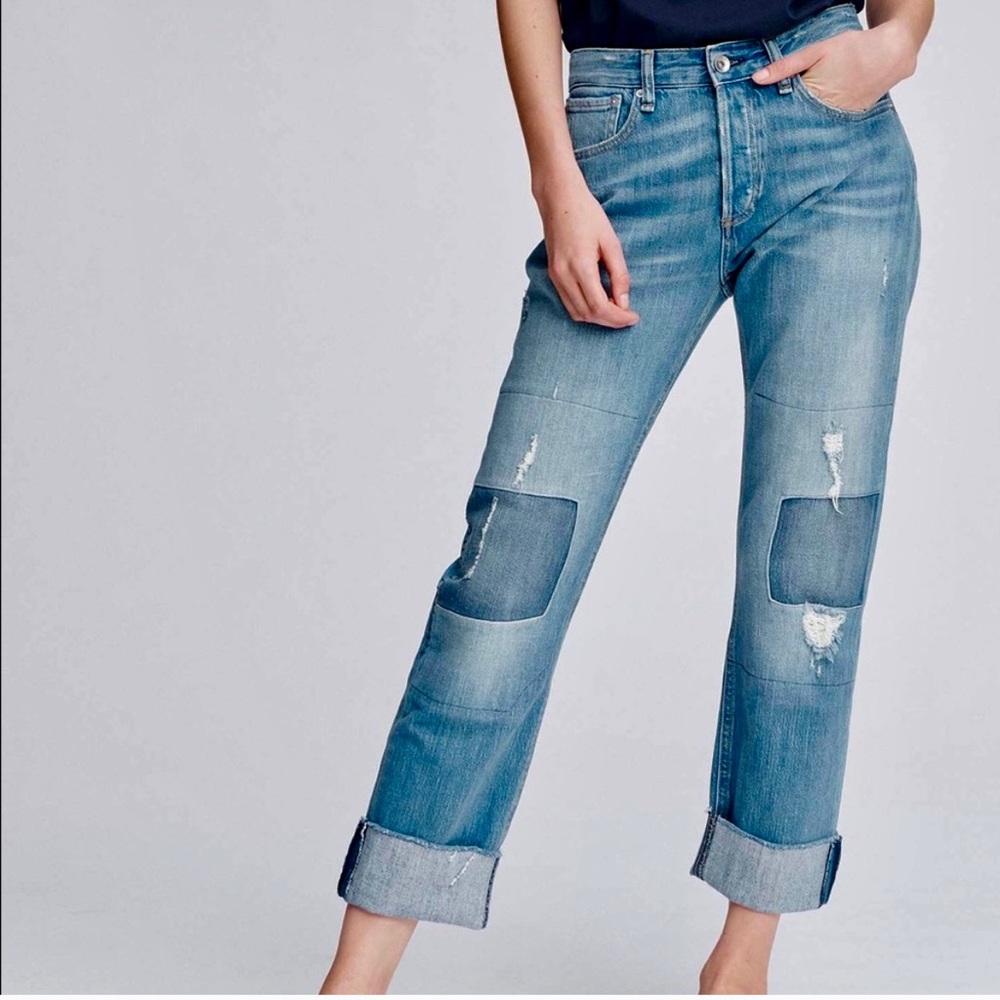 Rag & Bone Rosa Mid-Rise Boyfriend Jean 29